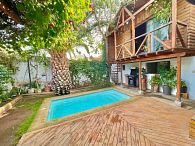 Venta casa ñuñoa hermosa y amplia casa con piscina 4d+3b+dpto exterior suit
