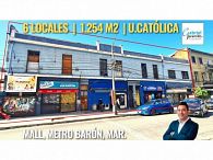 6 Locales 1.254 M2 Terreno A Pasos Av Argentina, Metro Barón
